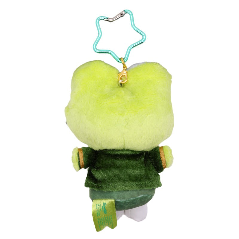Keroppi Plush Mascot Keychain (Go Green Fandom Series) - Image 2