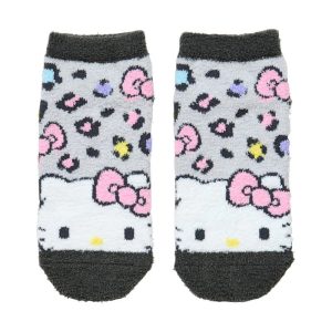 Hello Kitty Cheetah Cozy Ankle Socks