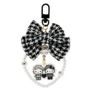 Hello Kitty Acrylic Keychain (Monochrome Birthday Twins Series)