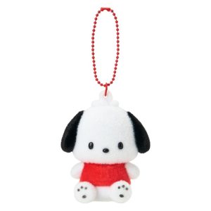 Pochacco Classic Flocked Keychain Mascot