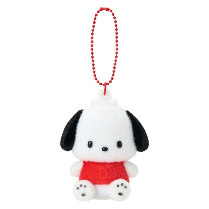 Pochacco Classic Flocked Keychain Mascot