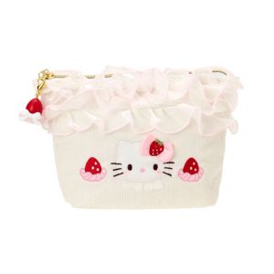 Hello Kitty Mini Zipper Pouch (Strawberry Whip Series)