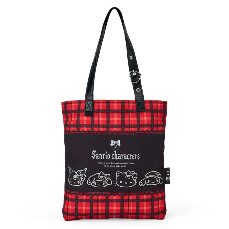 Sanrio Characters Tote Bag (Rock 'n' Check Series)