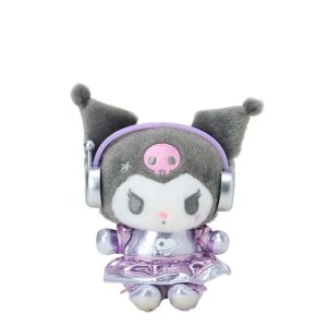 Kuromi Plush Mascot Keychain (Tokimeki Planet Series)