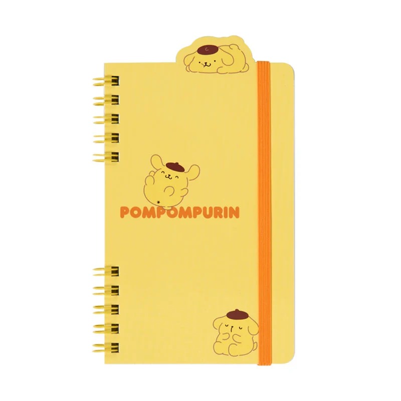 Pompompurin Slim Double Spiral Notebook (Strike A Pose Series)