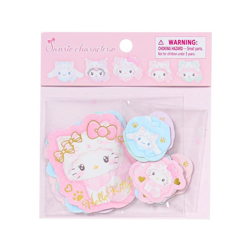 Sanrio Characters 26-pc Sticker Pack (Milky Kitten Series)