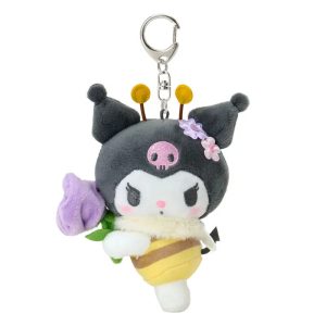 Kuromi Plush Mascot Keychain (Sweet As Can Bee Series)