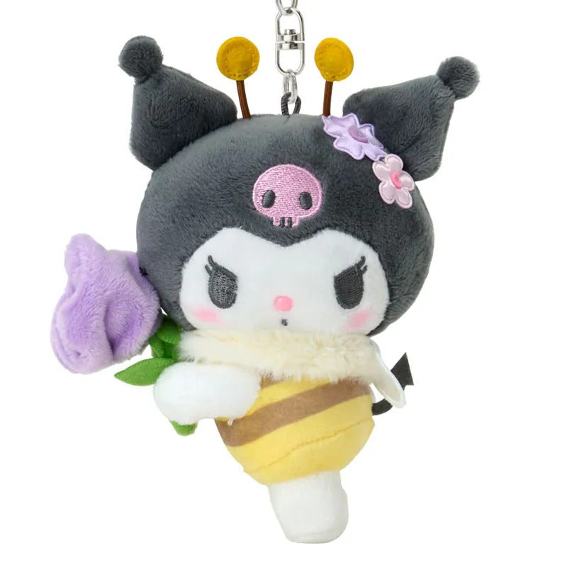 Kuromi Plush Mascot Keychain (Sweet As Can Bee Series) - Image 2