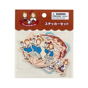 The Vaudeville Duo 16-pc Sticker Set (Friendly Pair Series)