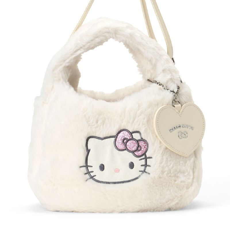 Hello Kitty Plush Boa Crossbody Bag - Image 3