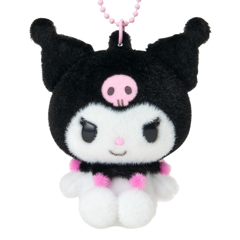 Kuromi Classic Flocked Keychain Mascot - Image 2