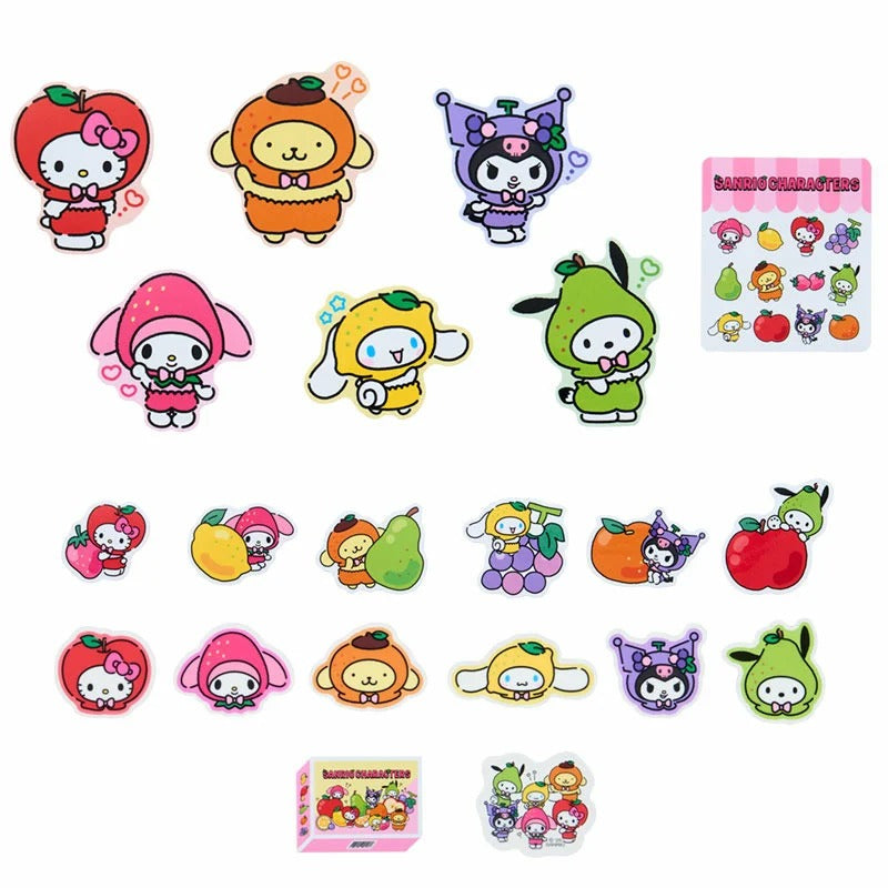 Sanrio Characters 35-pc Sticker Set (Fruits Series) - Image 2