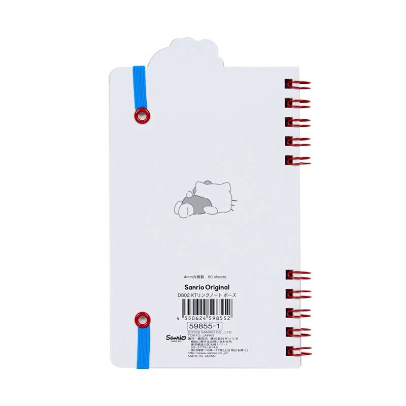 Hello Kitty Slim Double Spiral Notebook (Strike A Pose Series) - Image 4
