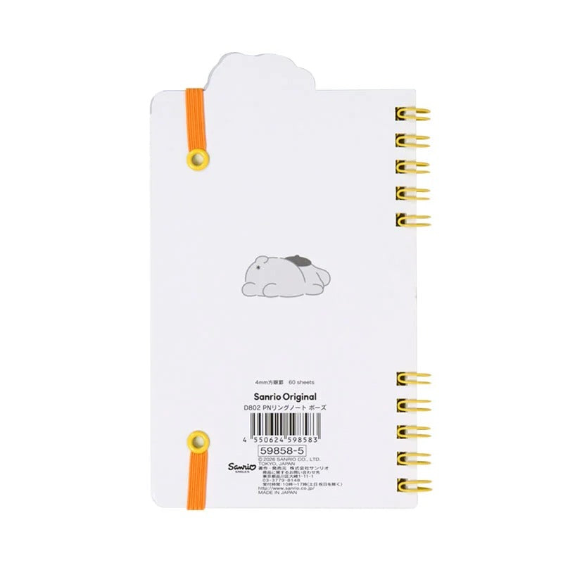 Pompompurin Slim Double Spiral Notebook (Strike A Pose Series) - Image 5