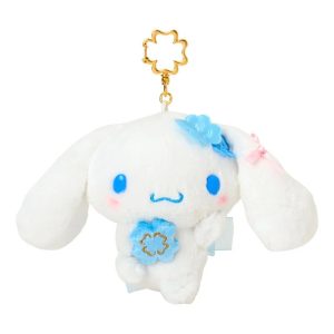 Cinnamoroll Plush Mascot Keychain (Blue Clover Series)