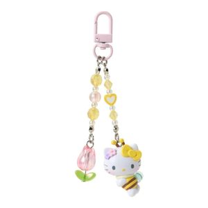 Hello Kitty Beaded Bag Charm (Sweet As Can Bee Series)