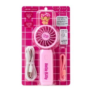 Hello Kitty 2-Way Portable Handy Fan (Pink)