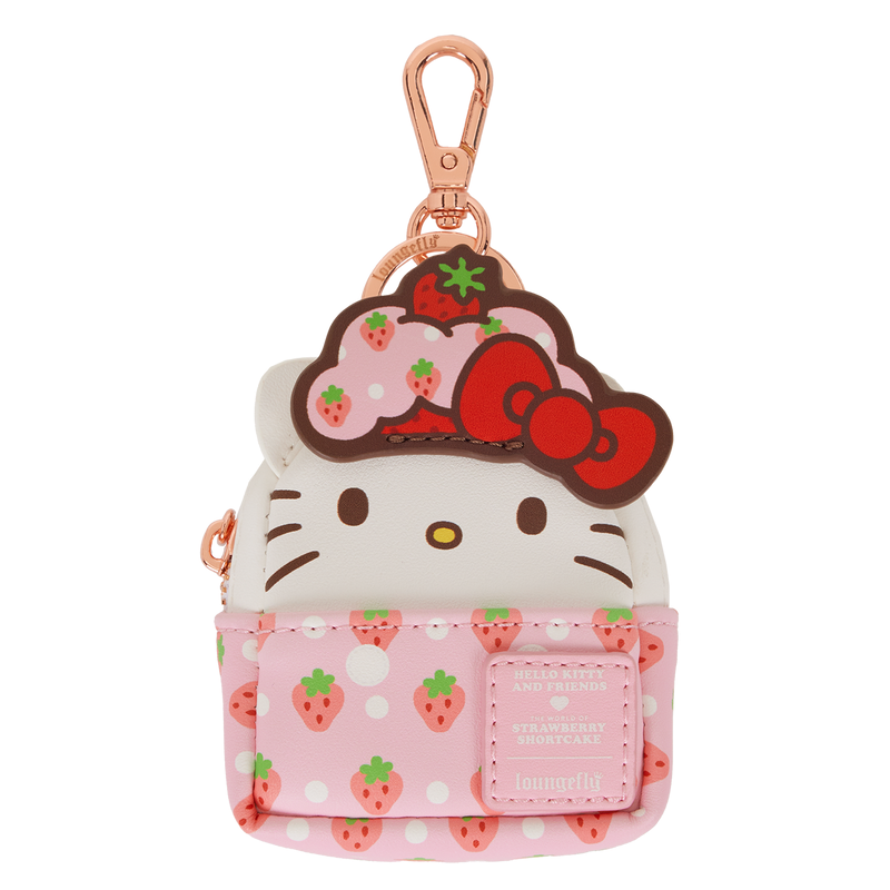 Hello Kitty and Friends x Loungefly Strawberry Shortcake Mini Backpack Keychain Blind Box - Image 2