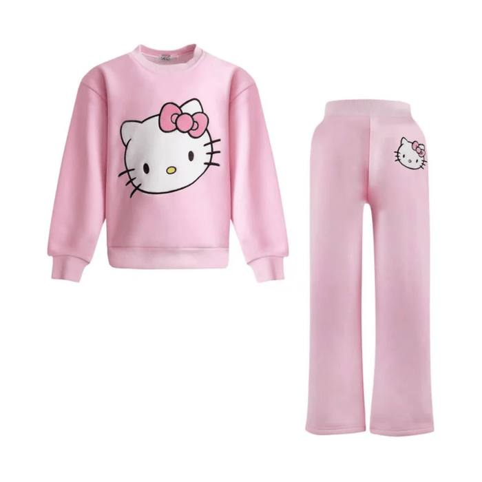 Hello Kitty x Lola + The Boys Adult Super Soft Knit Set (Pink) - Image 2