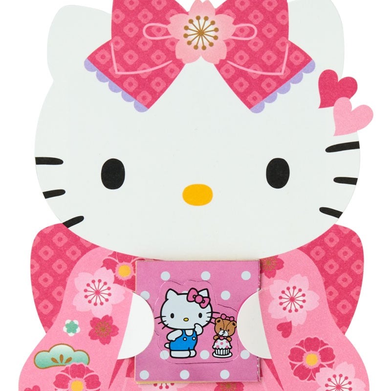 Hello Kitty Enclosure Envelope 6-pc Set (Pink Kimono) - Image 4