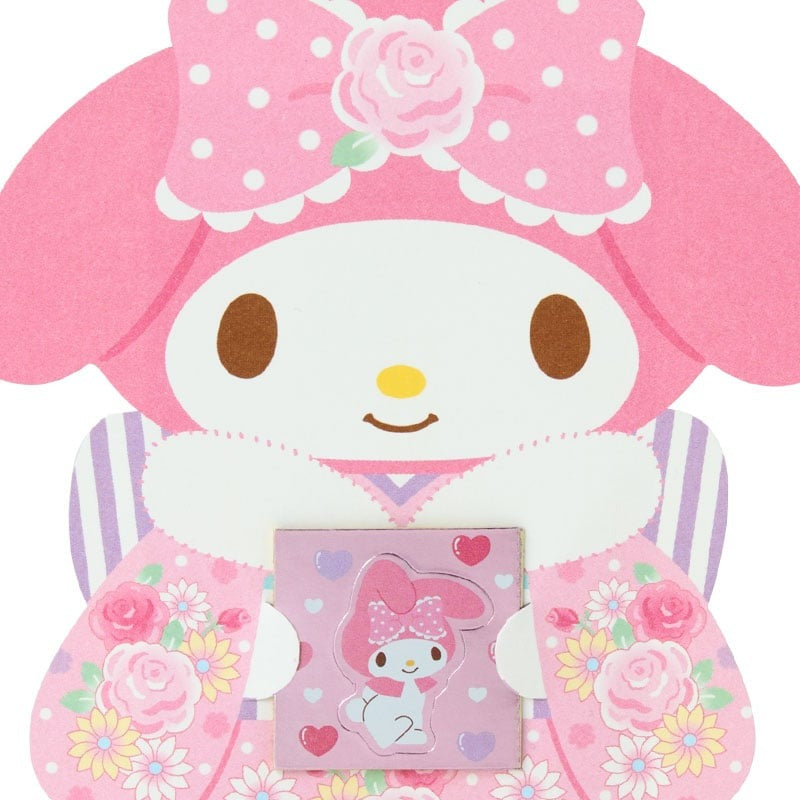My Melody Enclosure Envelope 6-pc Set (Pink Kimono) - Image 4