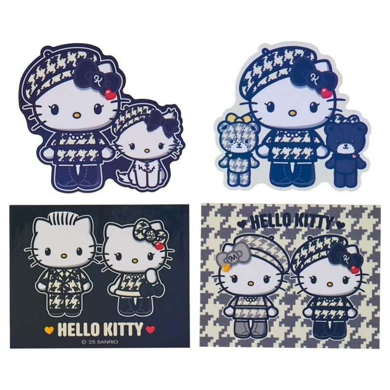 Hello Kitty 24-pc Sticker Pack (Monochrome Birthday Twins Series) - Image 3