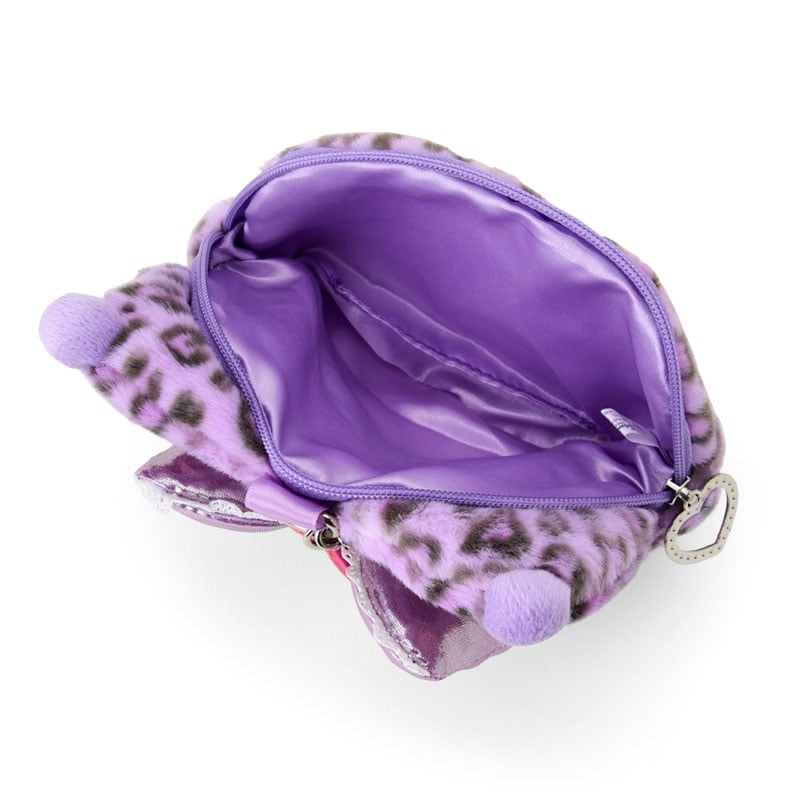 Kuromi Plush Mini Pouch (Leopard Cat Series) - Image 2