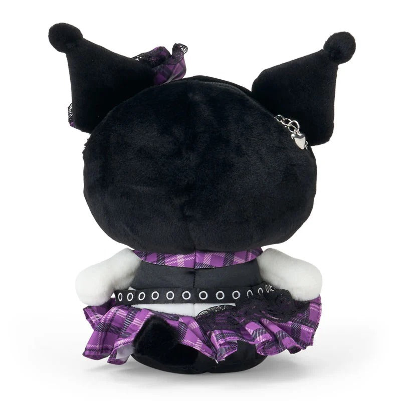 Kuromi Plush Crossbody Bag (Rock 'n' Check Series) - Image 4