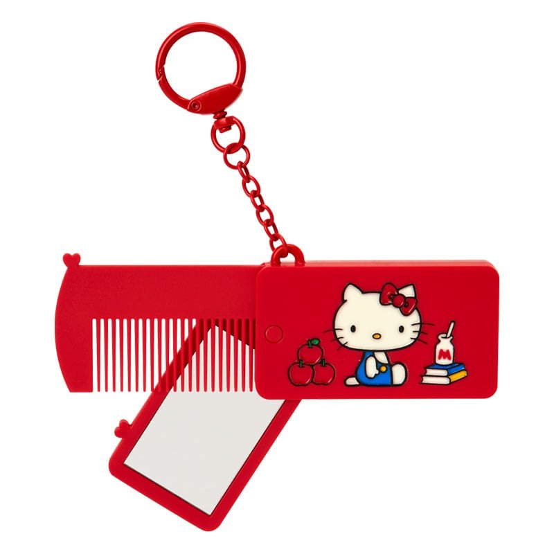 Hello Kitty Mini Mirror & Comb Keychain (Sanrio Forever Series) - Image 2