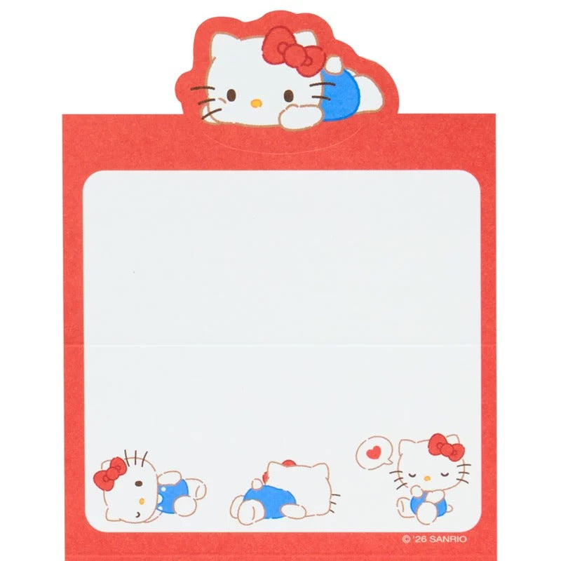 Hello Kitty Mini Notes Memo Pad (Strike A Pose Series) - Image 3