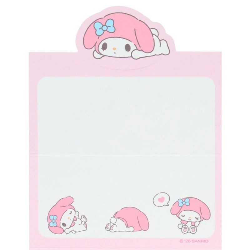 My Melody Mini Notes Memo Pad (Strike A Pose Series) - Image 3