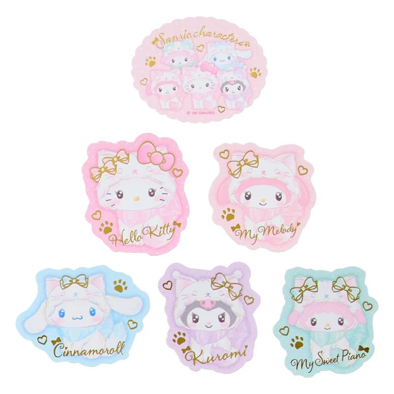 Sanrio Characters 26-pc Sticker Pack (Milky Kitten Series) - Image 3