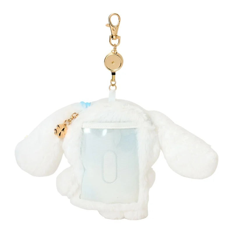 Cinnamoroll Plush ID Badge Holder & Reel (Blue Clover Series) - Image 3