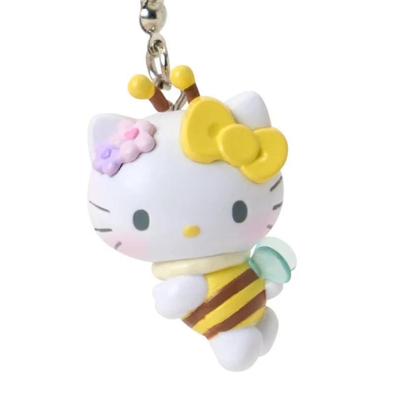 Hello Kitty Beaded Bag Charm (Sweet As Can Bee Series) - Image 2