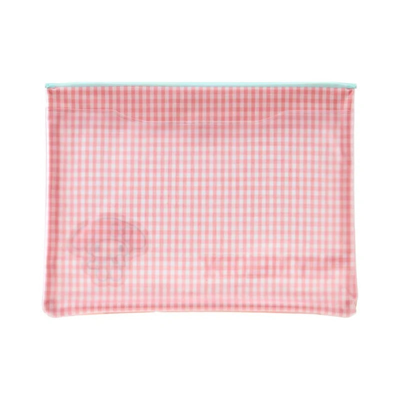 My Melody Gingham Flat Pouch - Image 3