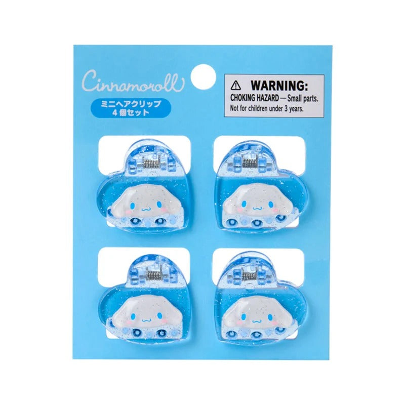 Cinnamoroll 4-pc Mini Glitter Hair Clip Set - Image 2