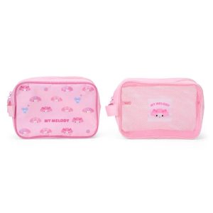 My Melody 2-pc Travel Pouch Set