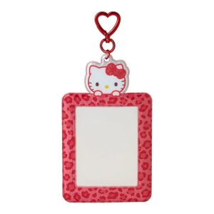 Hello Kitty Red Leopard ID Badge Holder (Enjoy Idol Series)