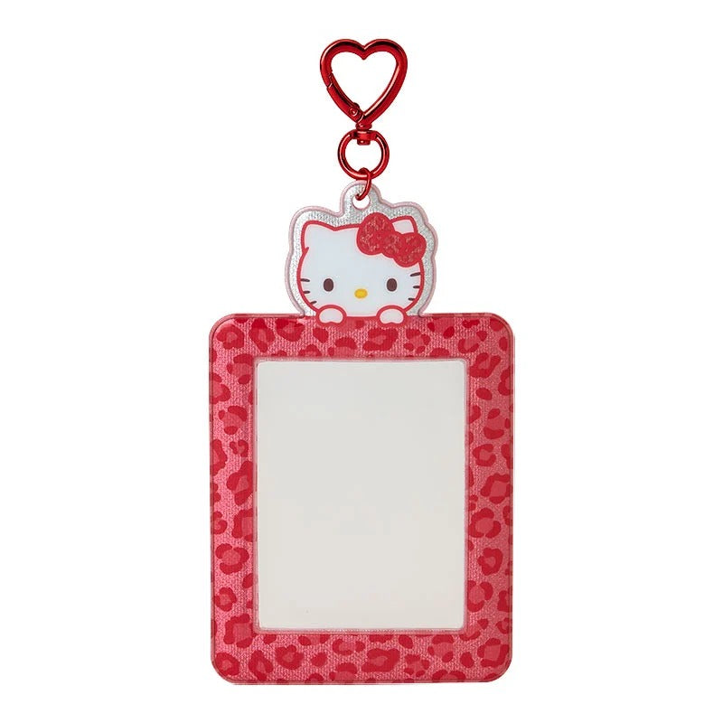 Hello Kitty Red Leopard ID Badge Holder (Enjoy Idol Series)