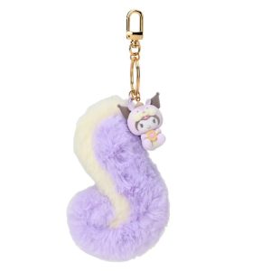 Kuromi Bag Charm (Fluffy Squirrel Series)