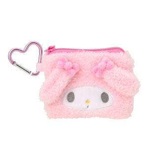 My Melody Fuzzy Mini Zipper Pouch