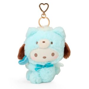 Pochacco Plush Mascot Keychain (Angel Teddy Bear Series)?