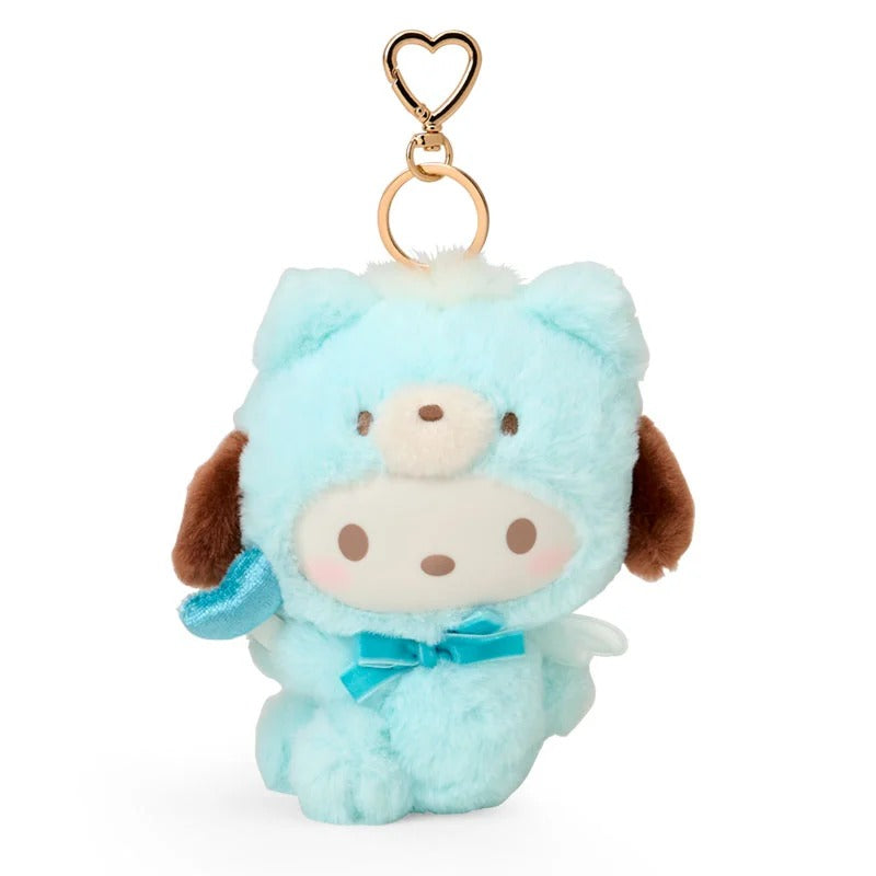 Pochacco Plush Mascot Keychain (Angel Teddy Bear Series)?