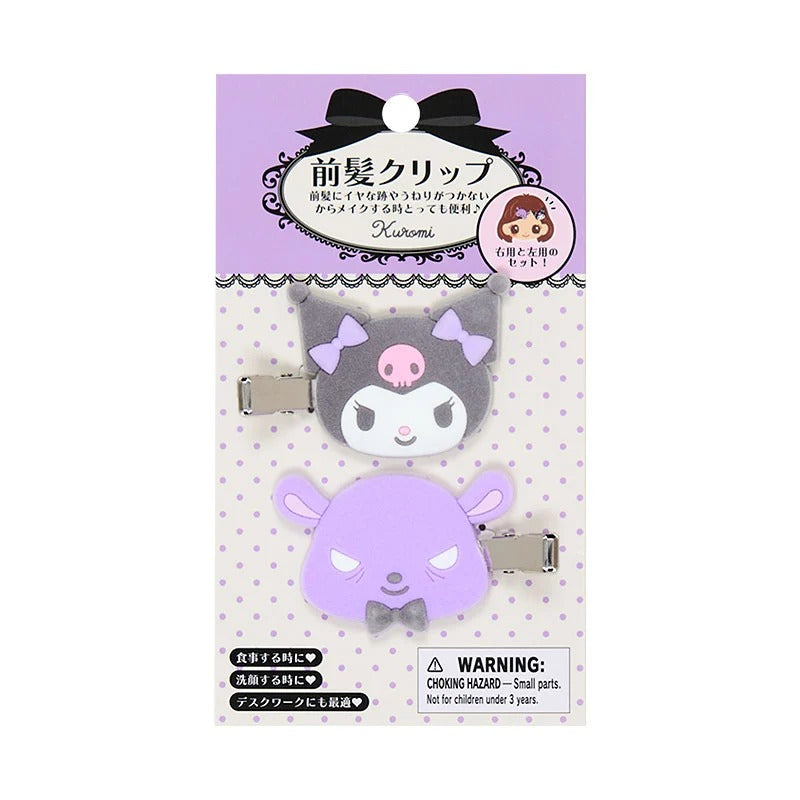 Kuromi Besties Flocked Mini Hair Clip Set - Image 3