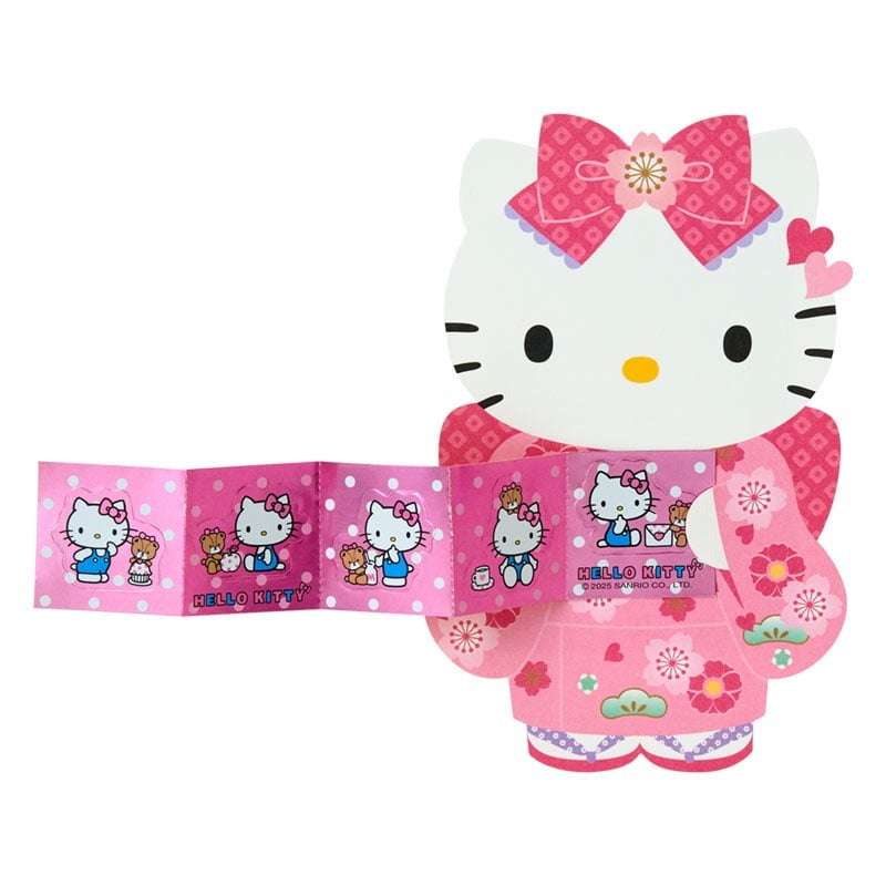 Hello Kitty Enclosure Envelope 6-pc Set (Pink Kimono) - Image 2