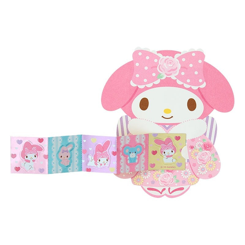 My Melody Enclosure Envelope 6-pc Set (Pink Kimono) - Image 2