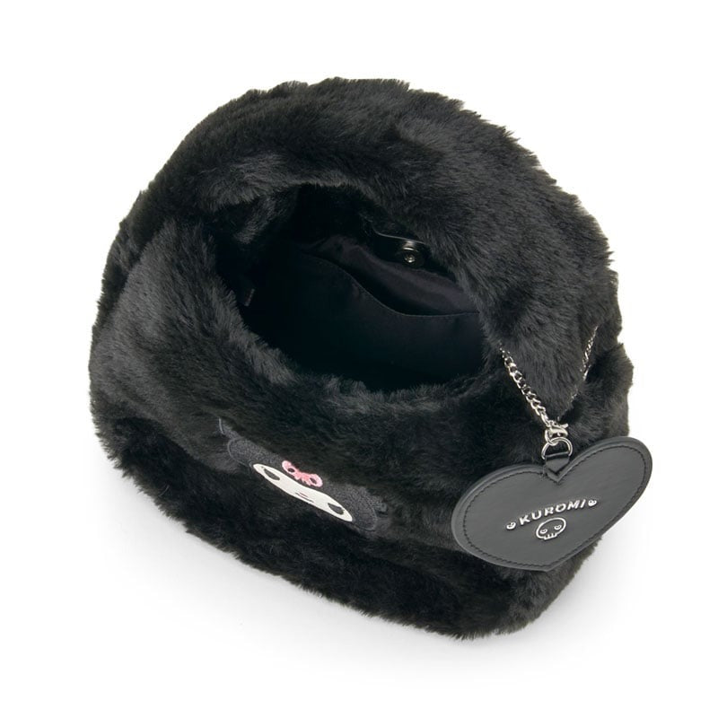 Kuromi Plush Boa Crossbody Bag - Image 2