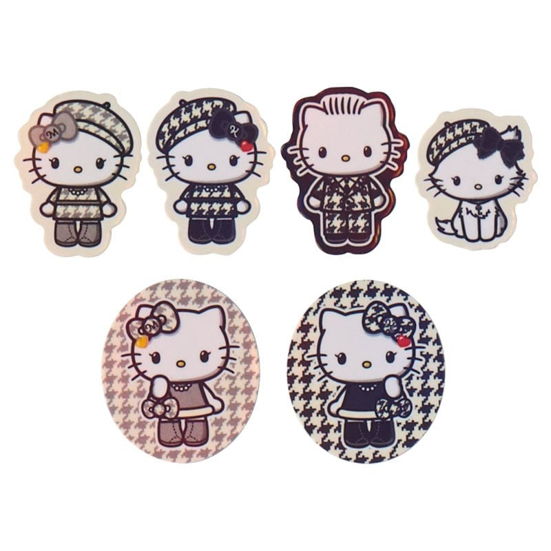 Hello Kitty 24-pc Sticker Pack (Monochrome Birthday Twins Series) - Image 4