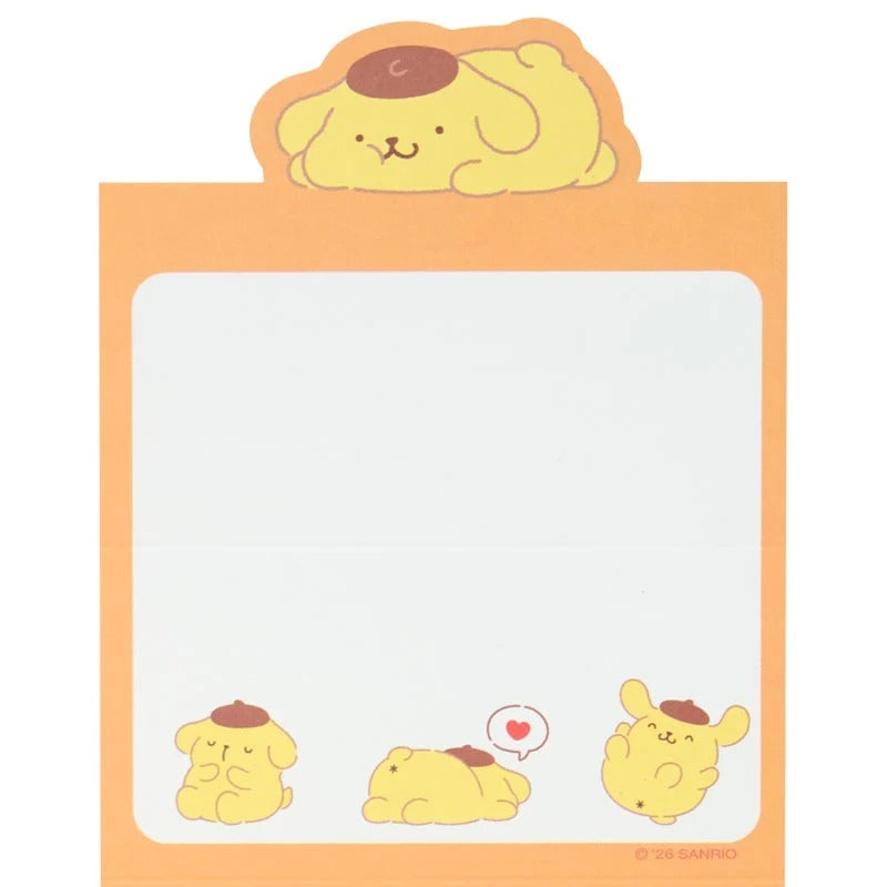 Pompompurin Mini Notes Memo Pad (Strike A Pose Series) - Image 4