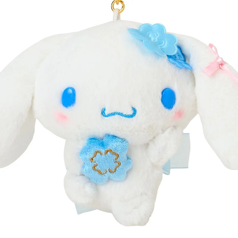 Cinnamoroll Plush Mascot Keychain (Blue Clover Series) - Image 4